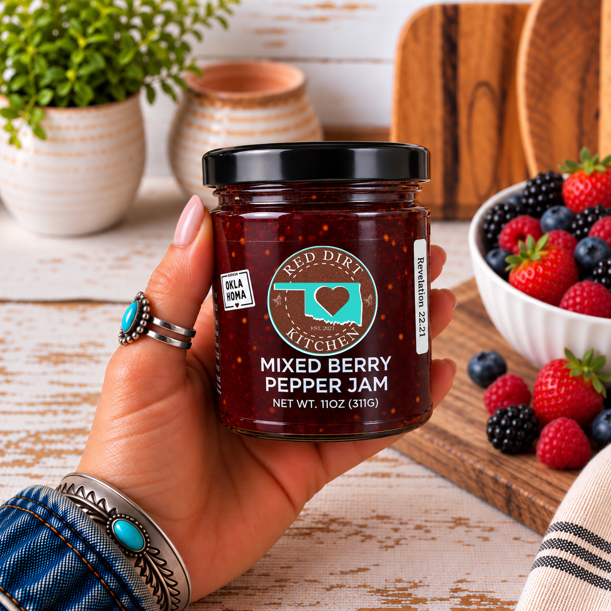 Mixed Berry Pepper Jam